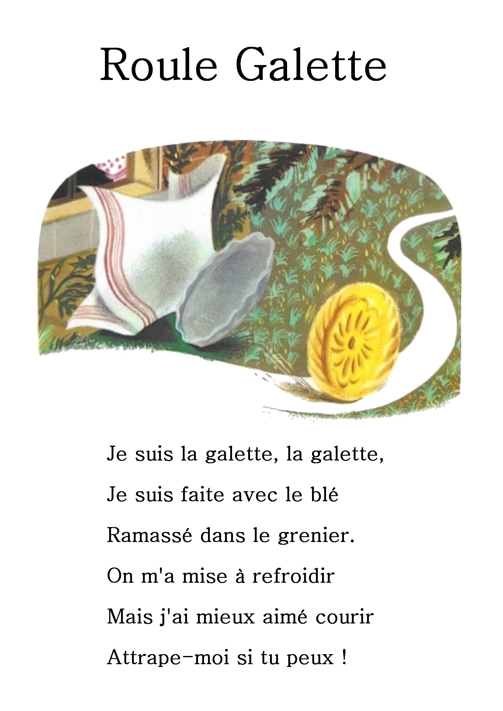 Livre Roule galette - Flammarion