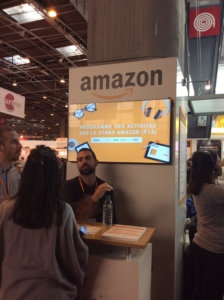 Stand d'Amazon au salon du livre de Paris 2017